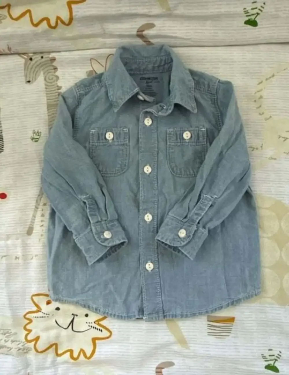 OshKosh B'gosh Light Blue Chambray Button-Front Shirt